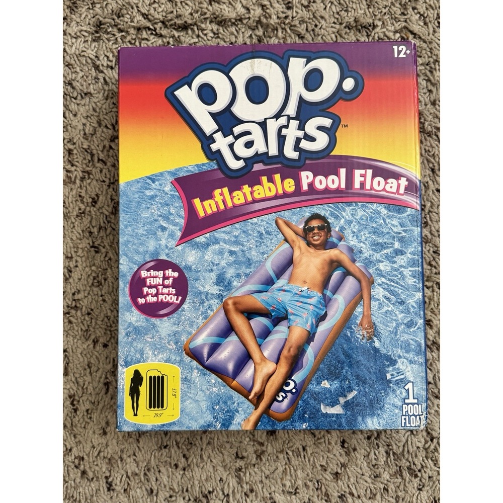 Pop-Tarts Inflatable Pool Float New in‎ Box Summer Raft